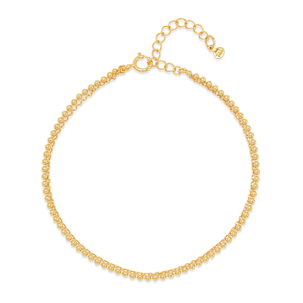 Tai Double chain- ball and simple- bracelet