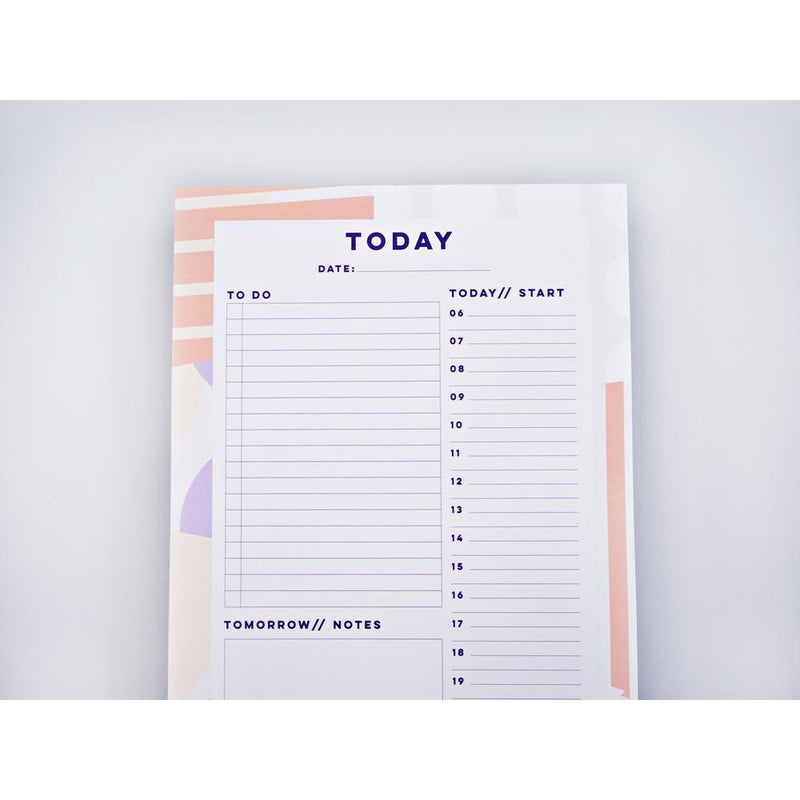 The Completist Spots + Stripes Daily Planner Pad
