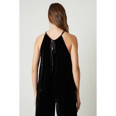 Velvet Aleaha Halter Top Black