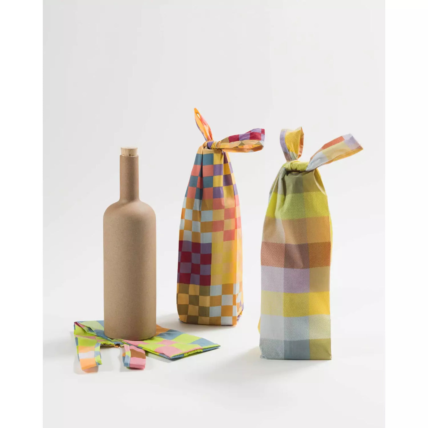 Baggu Wine Baggu Set of 3 Checks on Checks Atelerietheshop