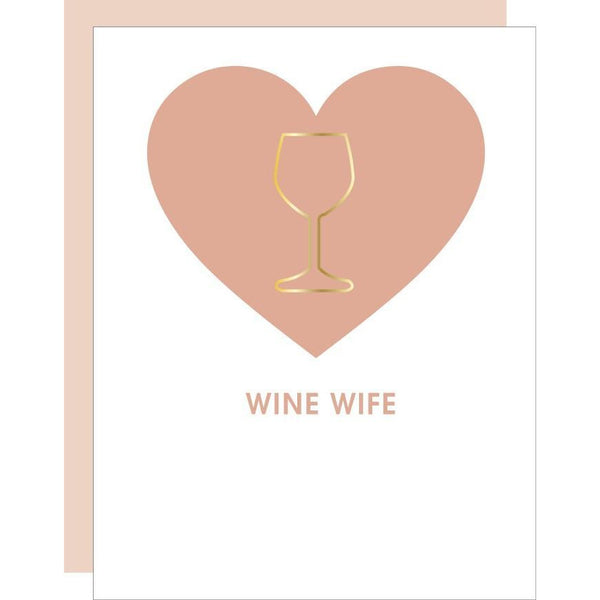 Chez Gagne Wine Wife Paper Clip Card