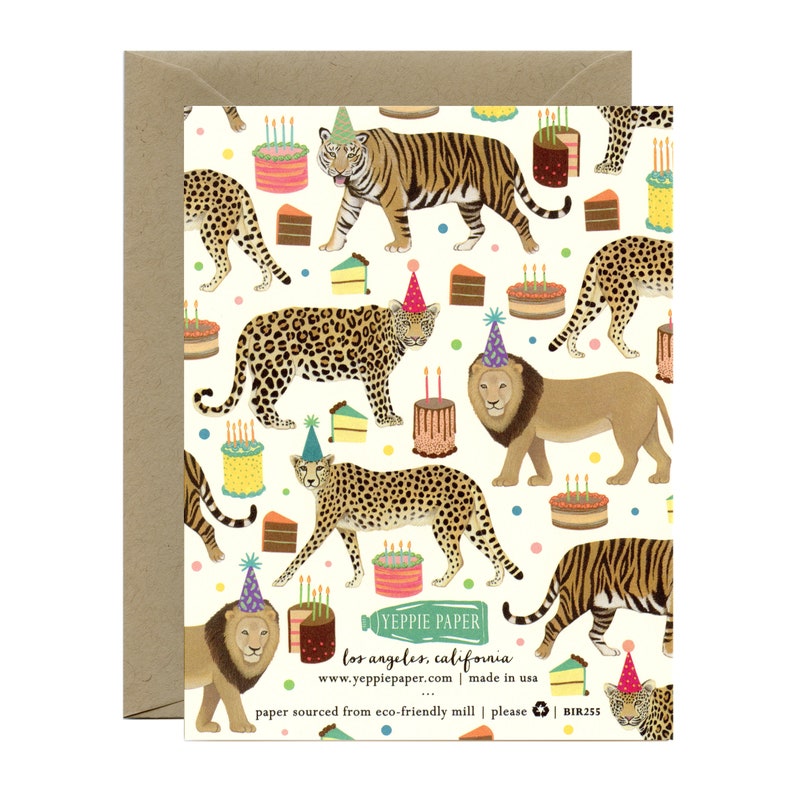 Yeppie Paper Big Cats Galore