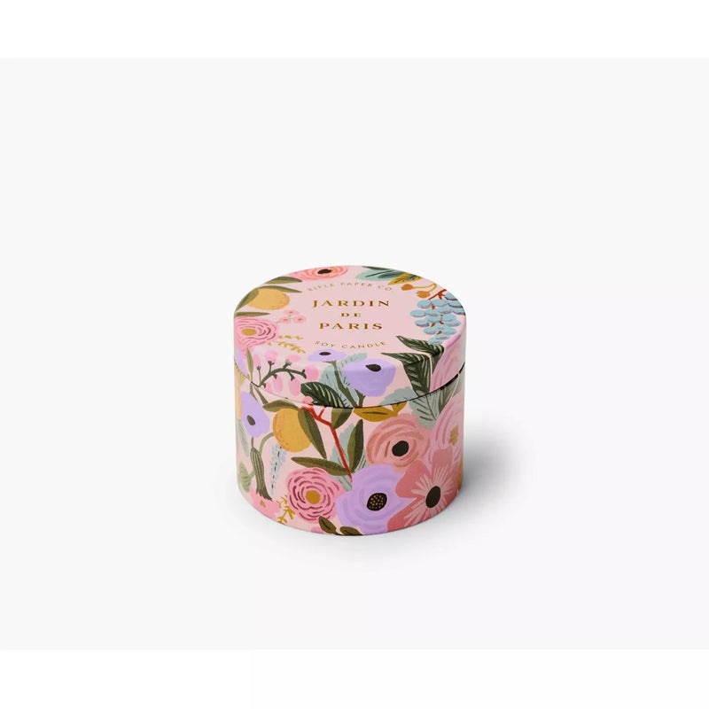 Rifle Paper Co. Jardin de Paris 3 oz Tin Candle