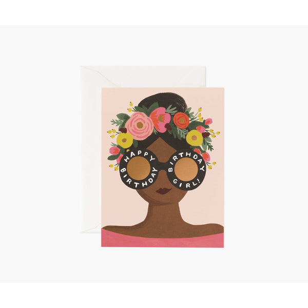 Rifle Paper Co Flower Crown Birthday Girl Card