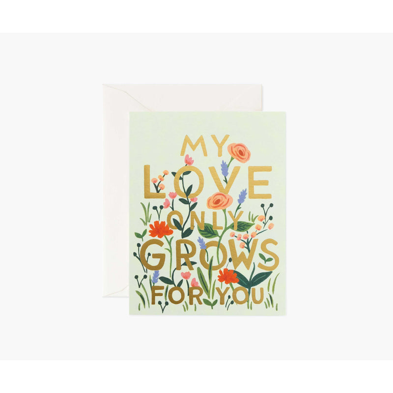 Rifle Paper Co Love Grows Card