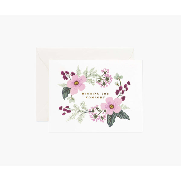 Rifle Paper Co Wishing You Comfort Bouquet Card