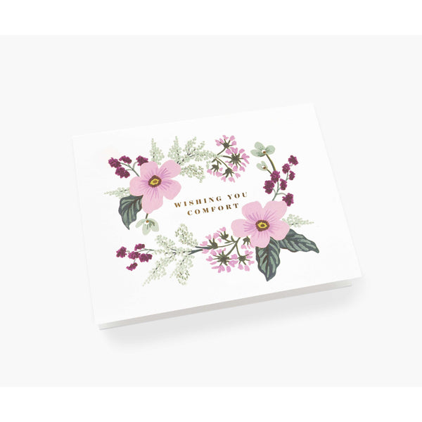 Rifle Paper Co Wishing You Comfort Bouquet Card