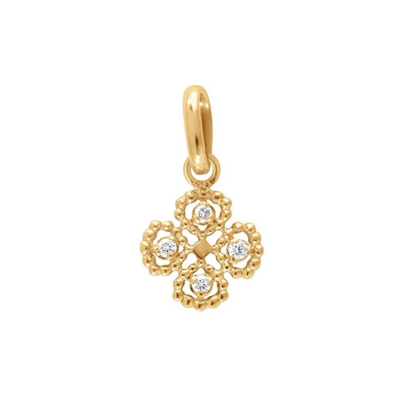Gigi Clozeau 18K Diamond Lucky Clover Pendant