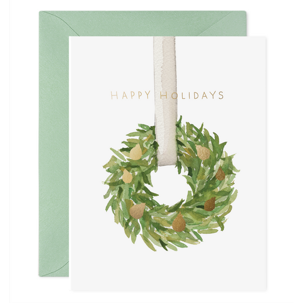 E Frances Paper Holiday Wreath