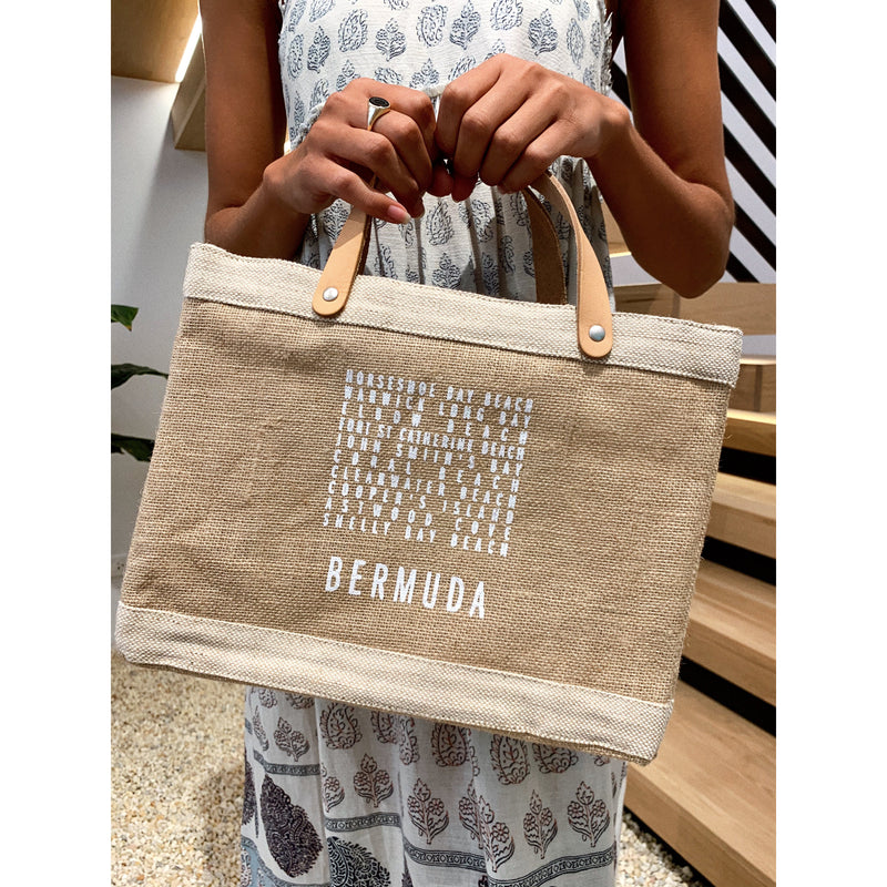 Bermuda Beach "Lunch" Bag Natural