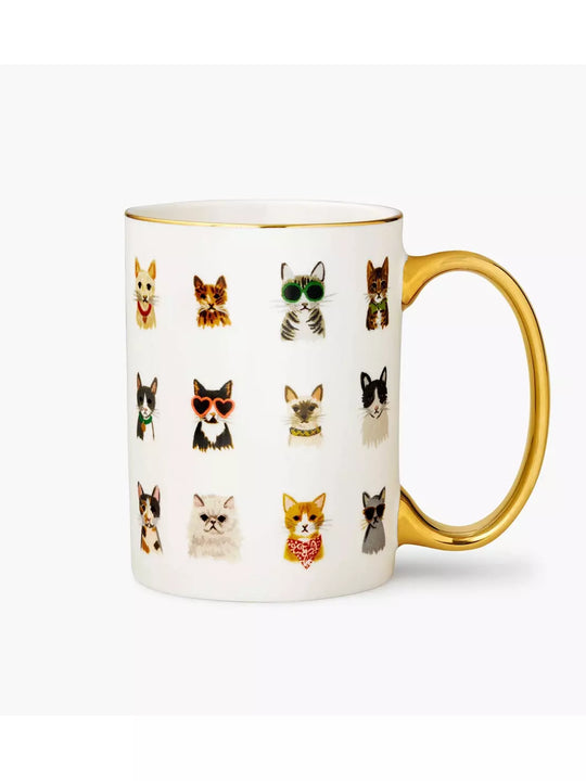 Rifle Paper Co. Cool Cats Porcelain Mug