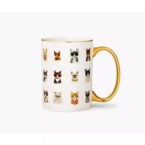 Rifle Paper Co. Cool Cats Porcelain Mug