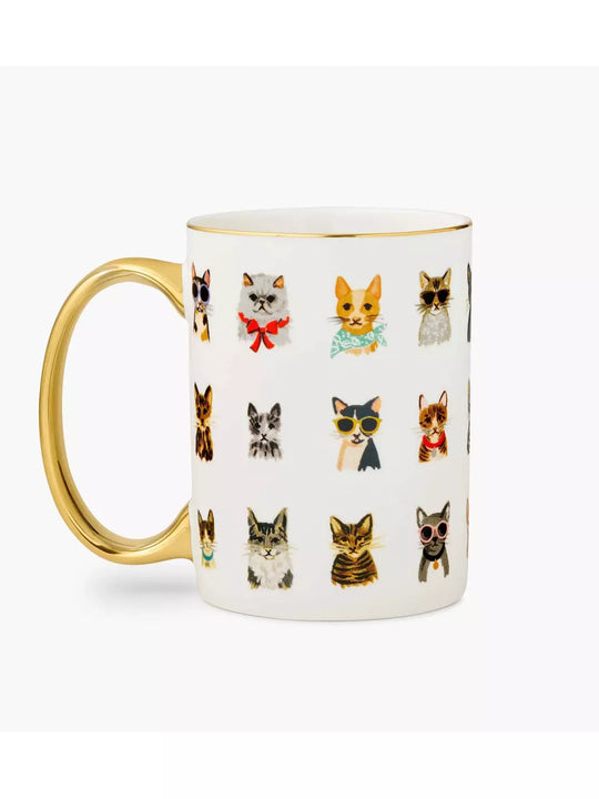Rifle Paper Co. Cool Cats Porcelain Mug