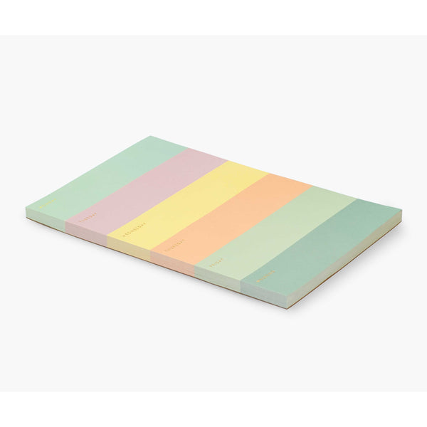 Rifle Paper Co Color Block Weekly Memo Notepad