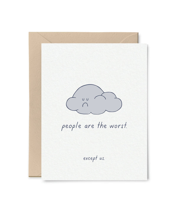 Tiny Hooray People Are the Worst Greeting Card