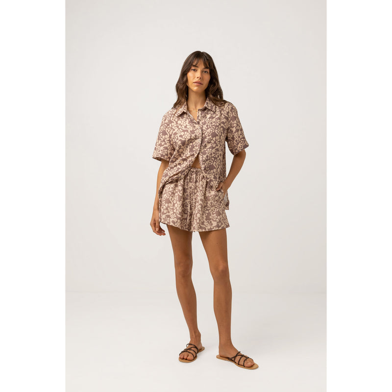 Rhythm Drifter Floral Short Chocolate